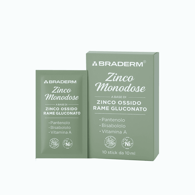 Braderm Zinc Monodose – 10 Sachets Complément de Zinc