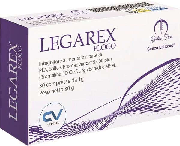 Palmitoyléthanolamide (PEA) + Broméline – 30 comprimés | Legarex Flogo