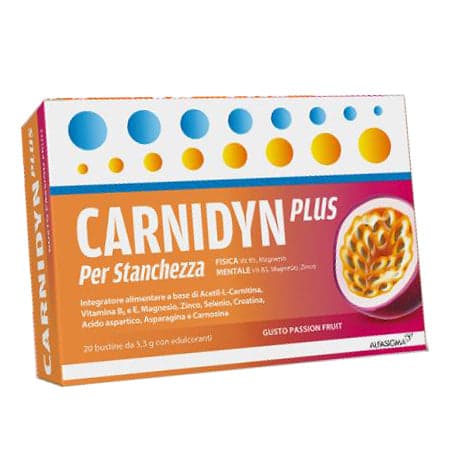 Magnésium + Potassium – 20 sachets avec Carnitine et Magnésium | Carnidyn Plus Fruit de la Passion