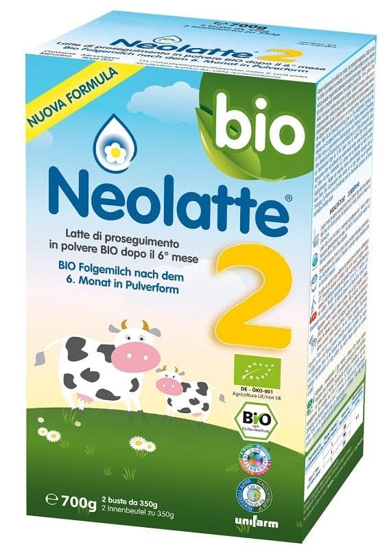 Neolatte 2 Bio Algal DHA – Lait de suite, 2 x 350 g