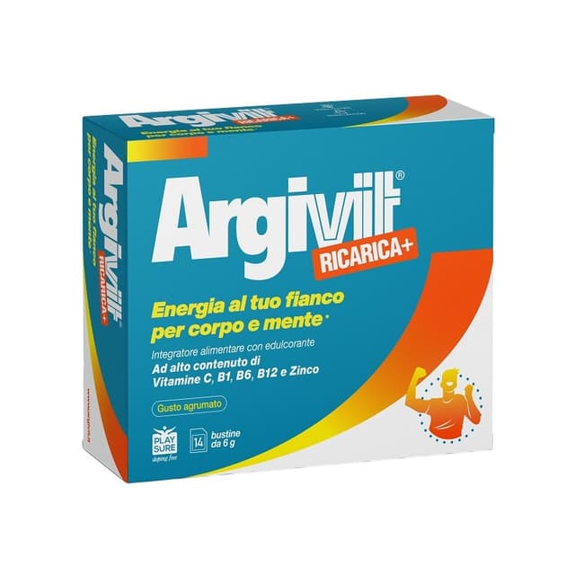 Vitamine C – 14 sachets complément avec arginine | Argivit Ricarica