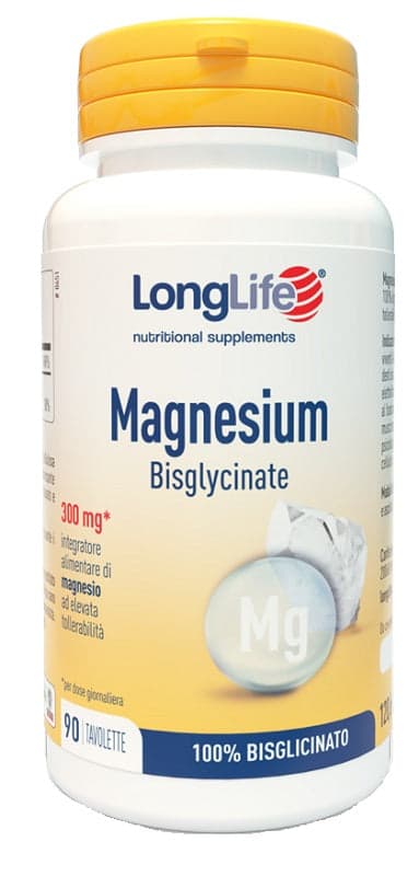 Longlife Magnesium Bisglicinato – 90 Tabletten