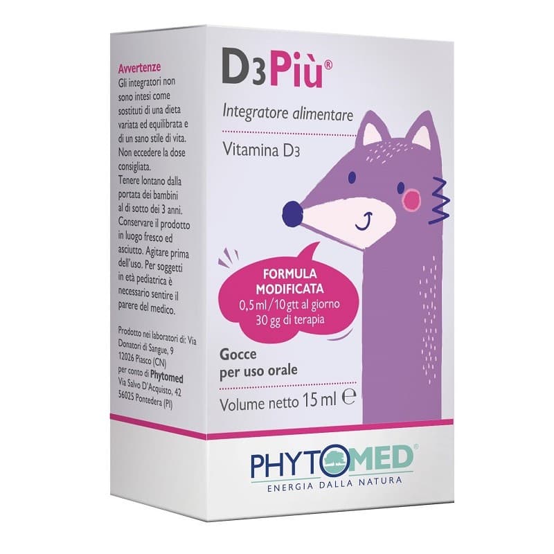 D3PIU – Gouttes 15 ml