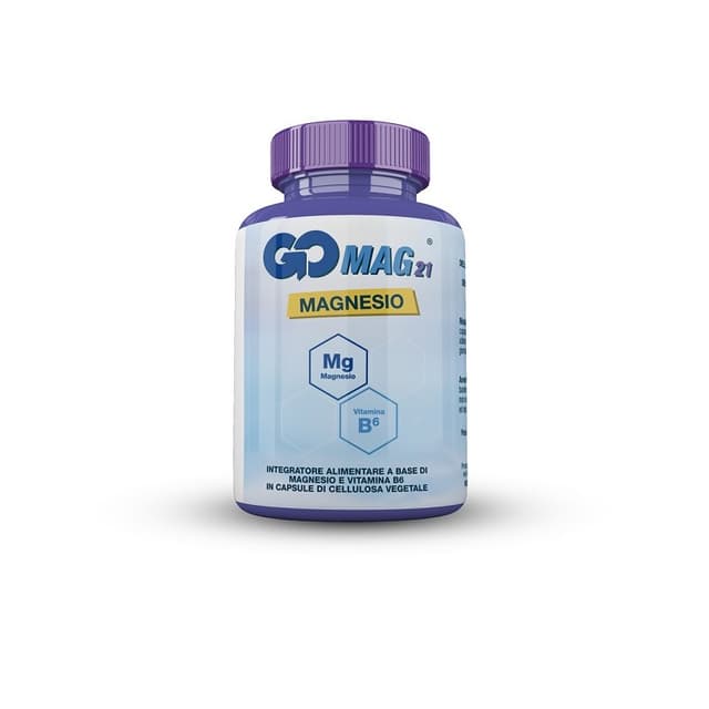 Magnésium + Vitamine B6 – 60 gélules | GoMag21 Magnesium