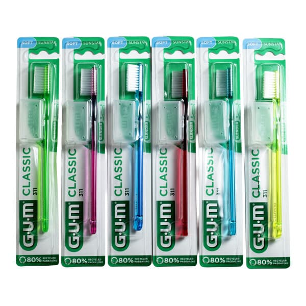 GUM CLASSIC 311 – Brosse à dents soies souples
