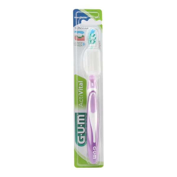 GUM ACTIVITAL Brosse à Dents – Soies Moyennes