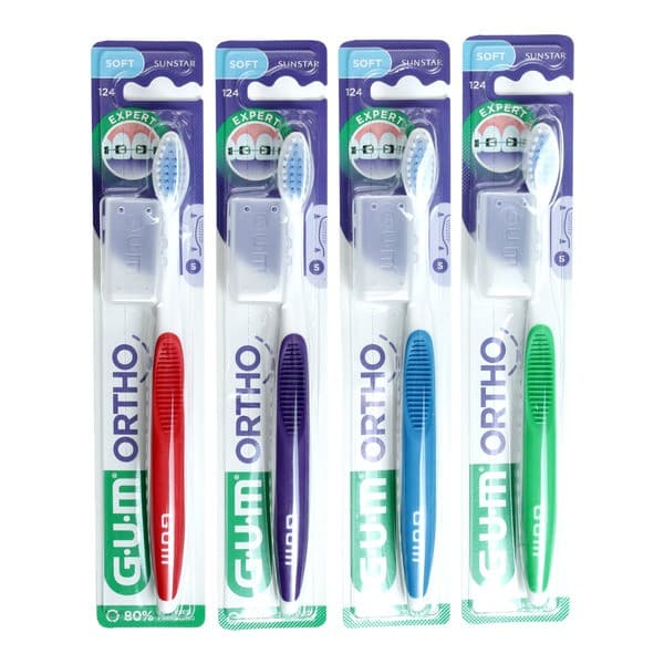 GUM Brosse à dents Butler Spaz 124 Ortho – Appareils orthodontiques