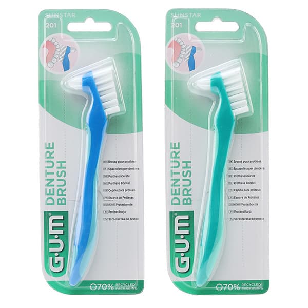 GUM Brosse à dents Butler Spaz 201 Prothèse – Nettoyage de prothèses