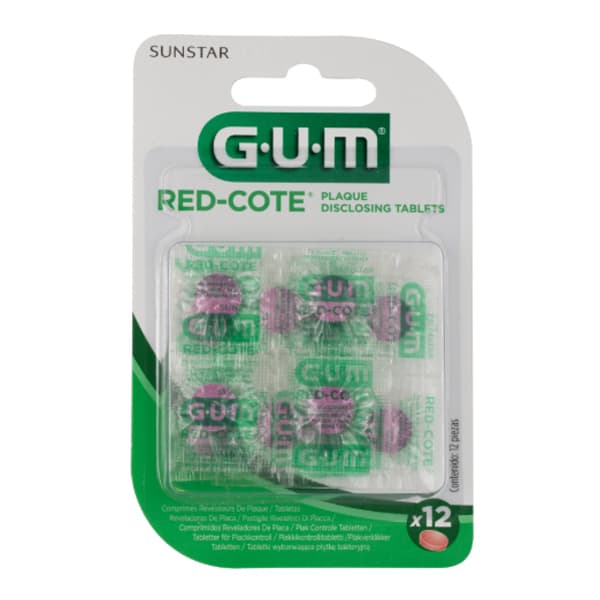 GUM Butler Red-Cote Plaque Test – 12 pastilles