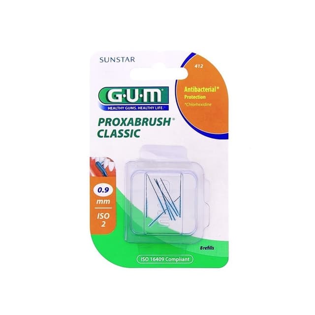 GUM Brosse à dents Butler RIC Ultra Cylindrique – Pack de 4