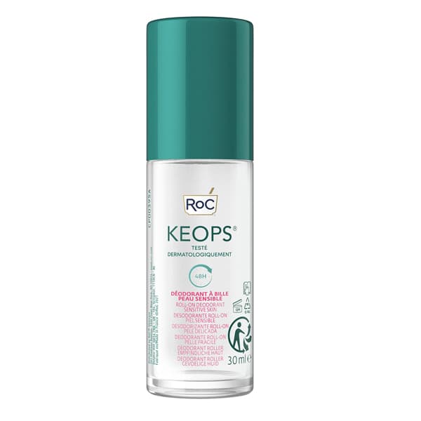 ROC KEOPS Déodorant Roll-On 48h Sensible
