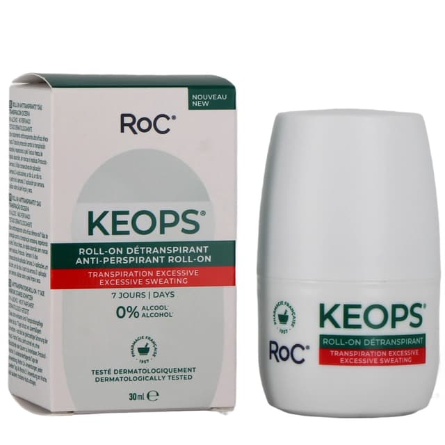 RoC Keops – Déodorant Roll-On transparent, 30 ml