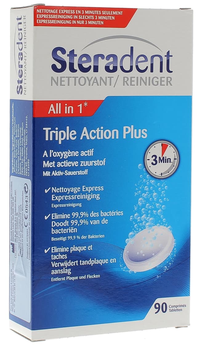 Steradent TA Plus – 90 comprimés