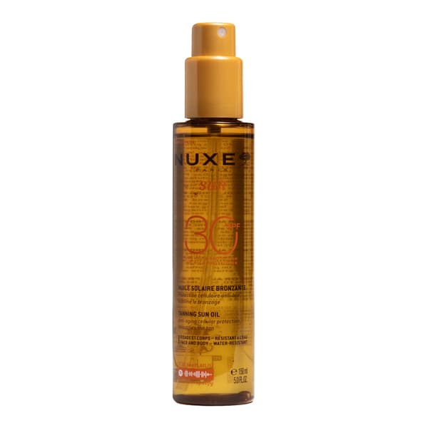 NUXE Sun Huile Bronzante SPF 30 – Huile solaire