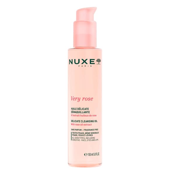 NUXE Roseraie – Huile Démaquillante Délicate