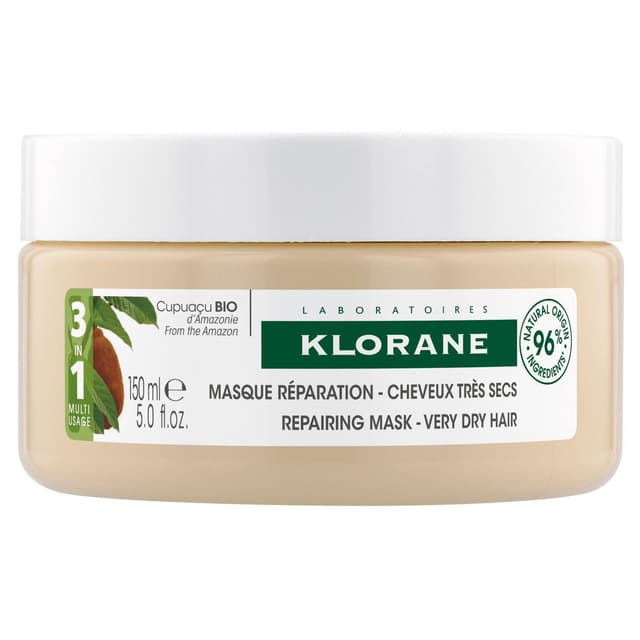 Klorane Masque au Beurre de Cupuaçu – Cheveux secs