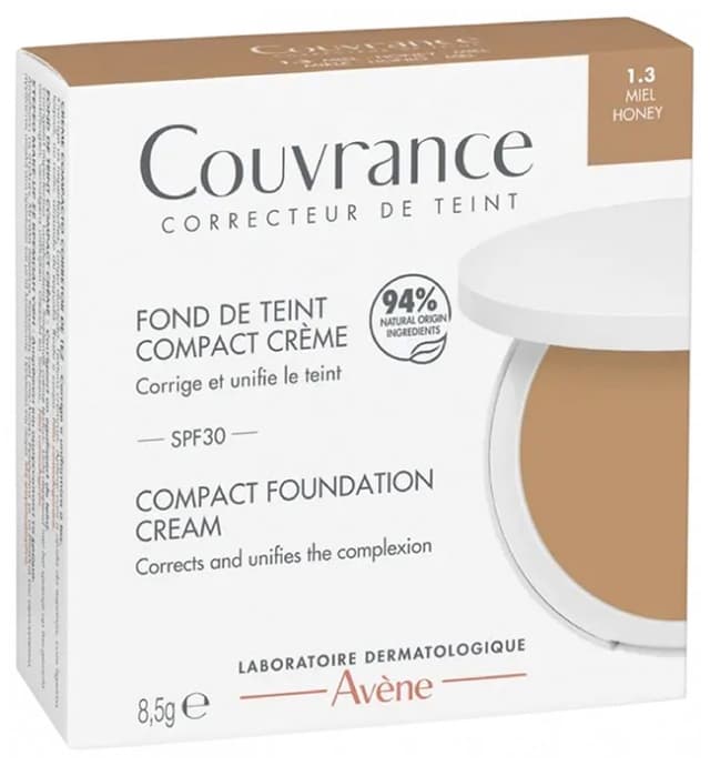 Avène Couvrance Fond de Teint Compact Miel