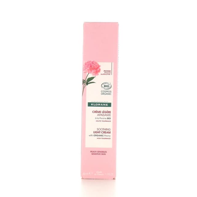 Klorane Crème Légère Pivoine Bio – 40 ml