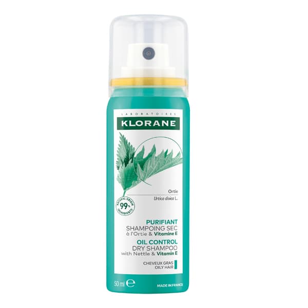 Klorane Shampooing Sec à l'Ortie – 150 ml pour cheveux gras