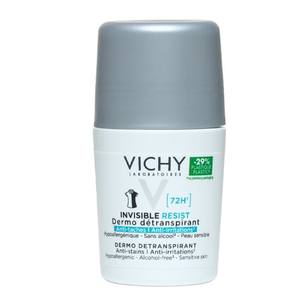 Vichy Déodorant Roll-on Invisible – 50 ml, 72h
