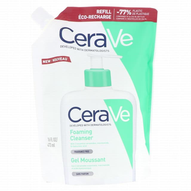 CeraVe Mousse Nettoyante – Recharge 473 ml