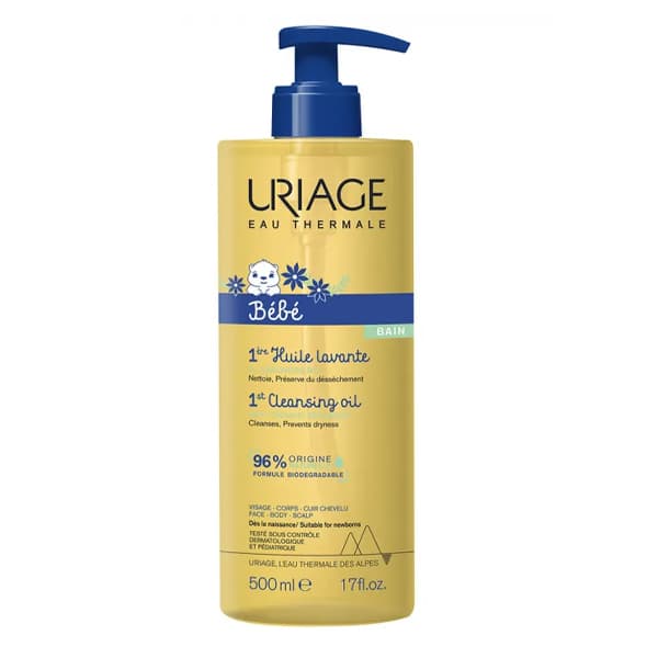 Uriage Bébé Huile Nettoyante – 500 ml
