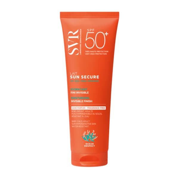 SVR Sun Secure Lait LSF 50+ – Lait solaire corps famille, 250 ml