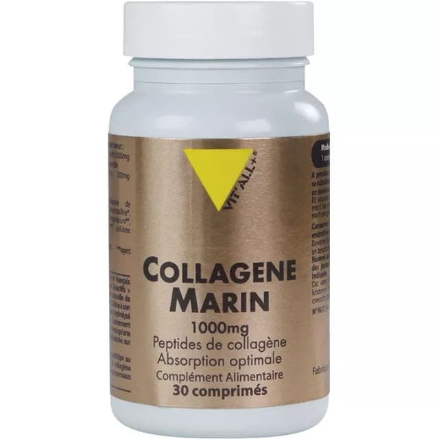 Collagène + Magnésium – 30 comprimés | Vital Plus Collagene Mar
