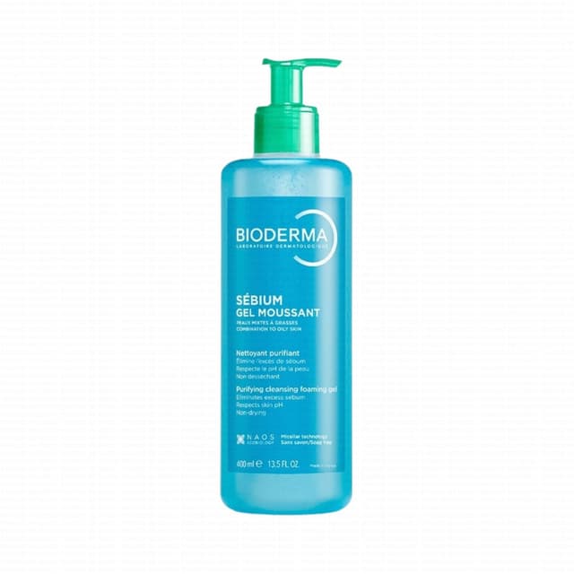 Bioderma Sebium Gel Moussant Nettoyant – 400 ml Gel Nettoyant