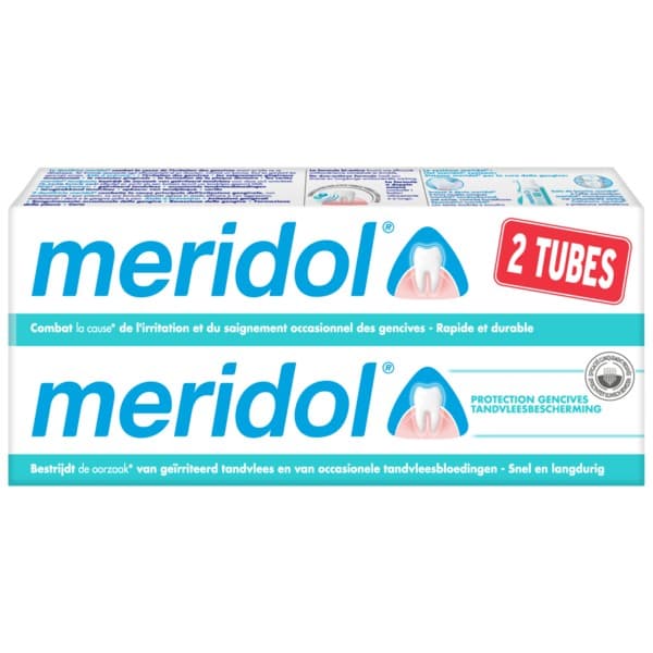 Meridol Dentifrice Pack Double – 2 × 75 ml