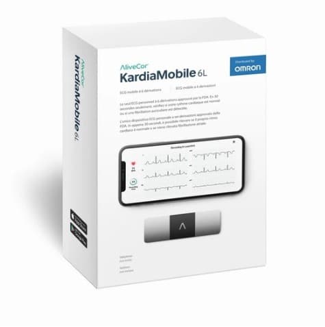 KardiaMobile 6L AC019 – Appareil ECG Portatif
