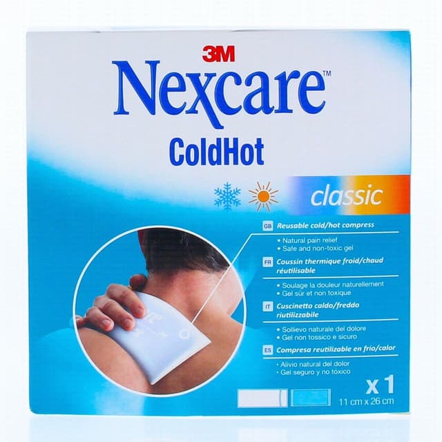 Coldhot Classic – Coussin gel chaud/froid 10×26,5 cm