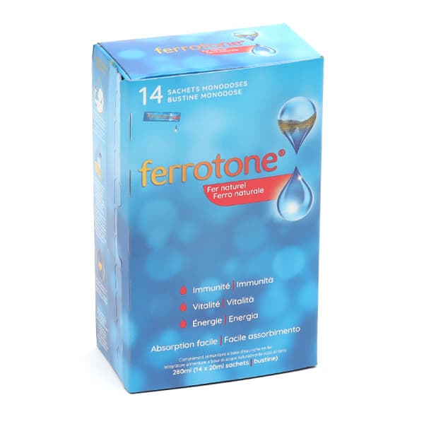 Fer – 14 sachets de 20 ml | Ferrotone NLS Loacker