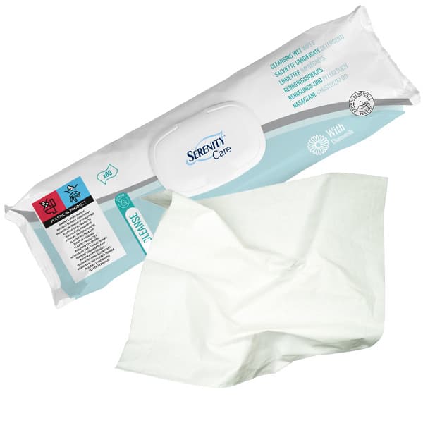 Serenity Lingettes Détergentes – 63 pièces