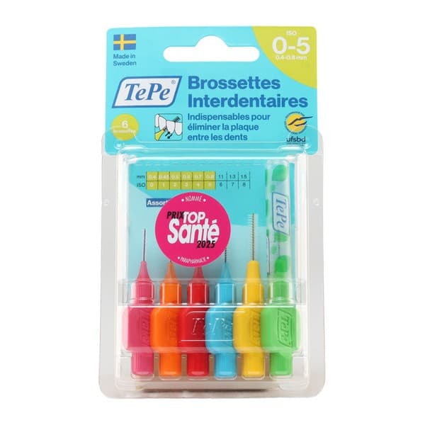 TePe Brosses Interdentaires Mix – Lot 6 pièces