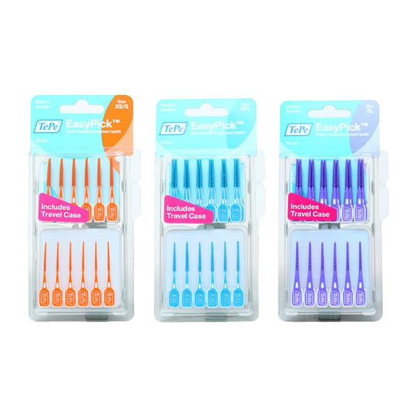 TePe EasyPick Brossette Interdentaire Orange XS/S – Lot de 36
