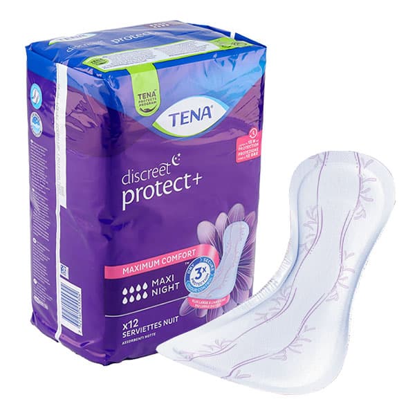 Tena Lady Maxi Night – 12 serviettes