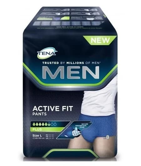 Tena Men Pants Active Fit L – 8 culottes absorbantes