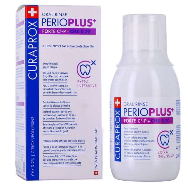 Curaprox Perio Plus Forte CHX – Bain de bouche