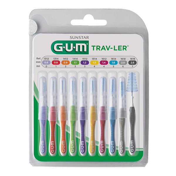 GUM TRAV-LER – Brossettes Interdentaires 10 pièces