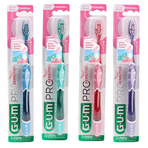 GUM PRO SENSITIVE Brosse à dents – Soies Souples