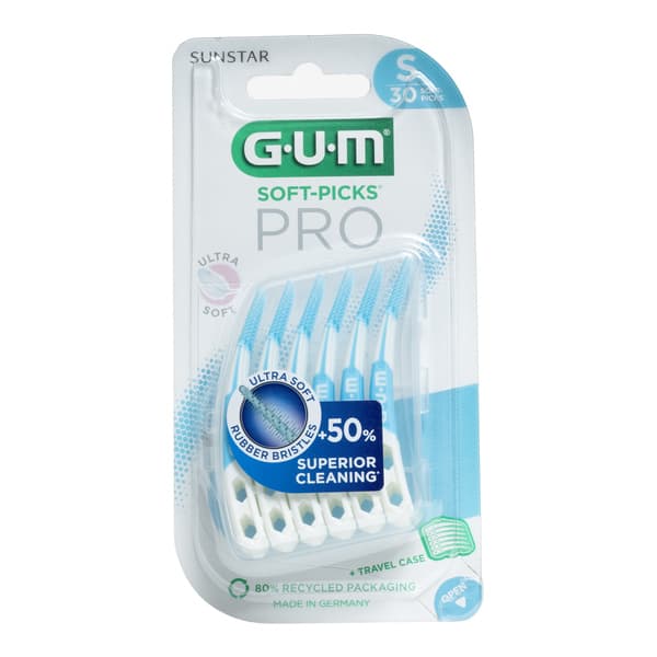 GUM Soft Pick Pro Small – 30 pièces