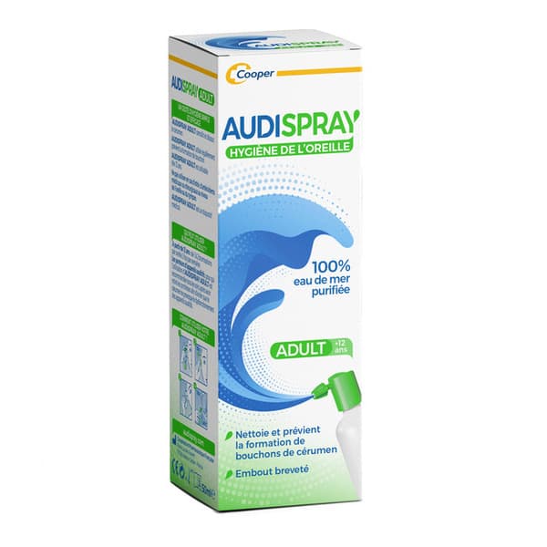 Audispray Adult – Spray pour l'hygiène auriculaire