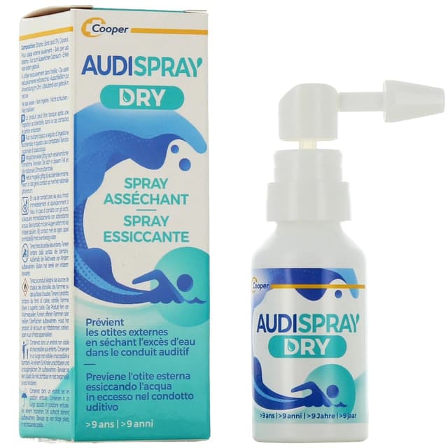 Audispray Dry 30 ml – Spray Auriculaire pour Sécher le Conduit