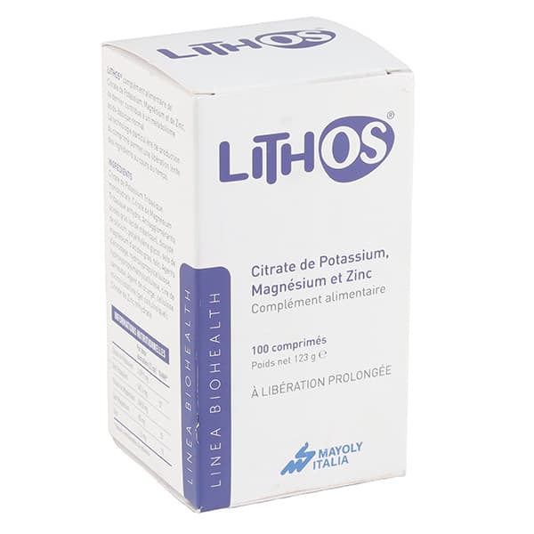 Potassium + Magnésium – 100 comprimés | Lithos Integ Alim