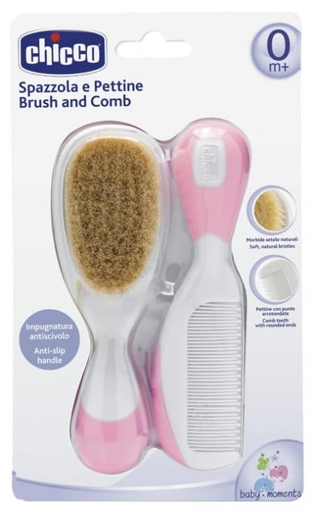 Chicco CH Brosse et Peigne – Rose