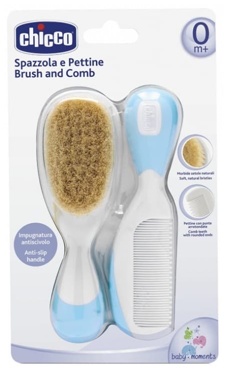 Chicco Brosse à Cheveux 65692 – plastique bleu