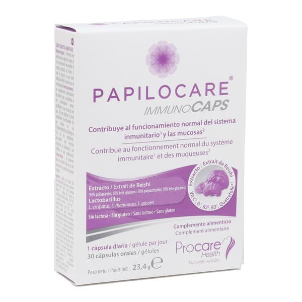 Bêta-glucanes + Multivitamines – 30 gélules | Papilocare Immunocaps