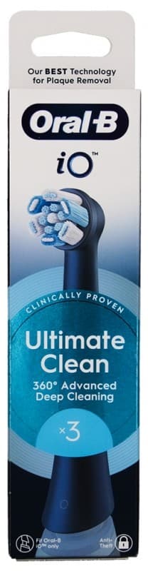 Oral-B Power iO Brossettes de rechange – Pack 3 pièces