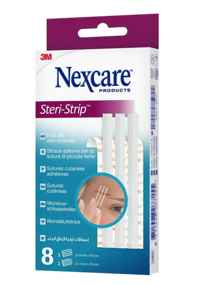3M Nexcare Steristrip – 6+3 Bandelettes, 75 mm